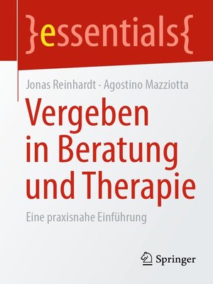 cover image of Vergeben in Beratung und Therapie